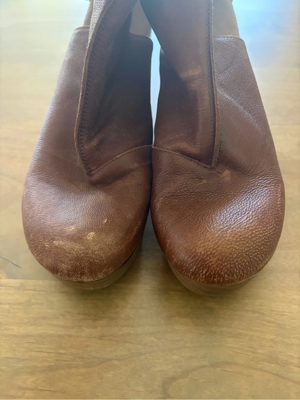 Free People Amber Orchard Leather Clog Boots Euro 41